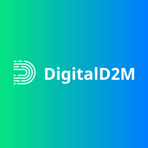 โลโก้ DigitalD2M แพลตฟอร์มคอร์สเรียนการตลาดออนไลน์และ AI