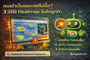 Heatmap, Microsoft Clarity, CRO, Conversion Rate, ปรับแต่งเว็บไซต์