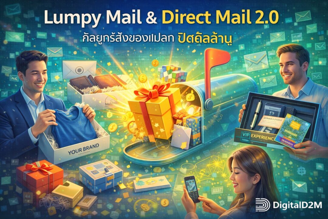 Lumpy Mail, Direct Mail 2.0, ปิดการขาย B2B, เจาะกลุ่มผู้บริหาร, การตลาดออฟไลน์