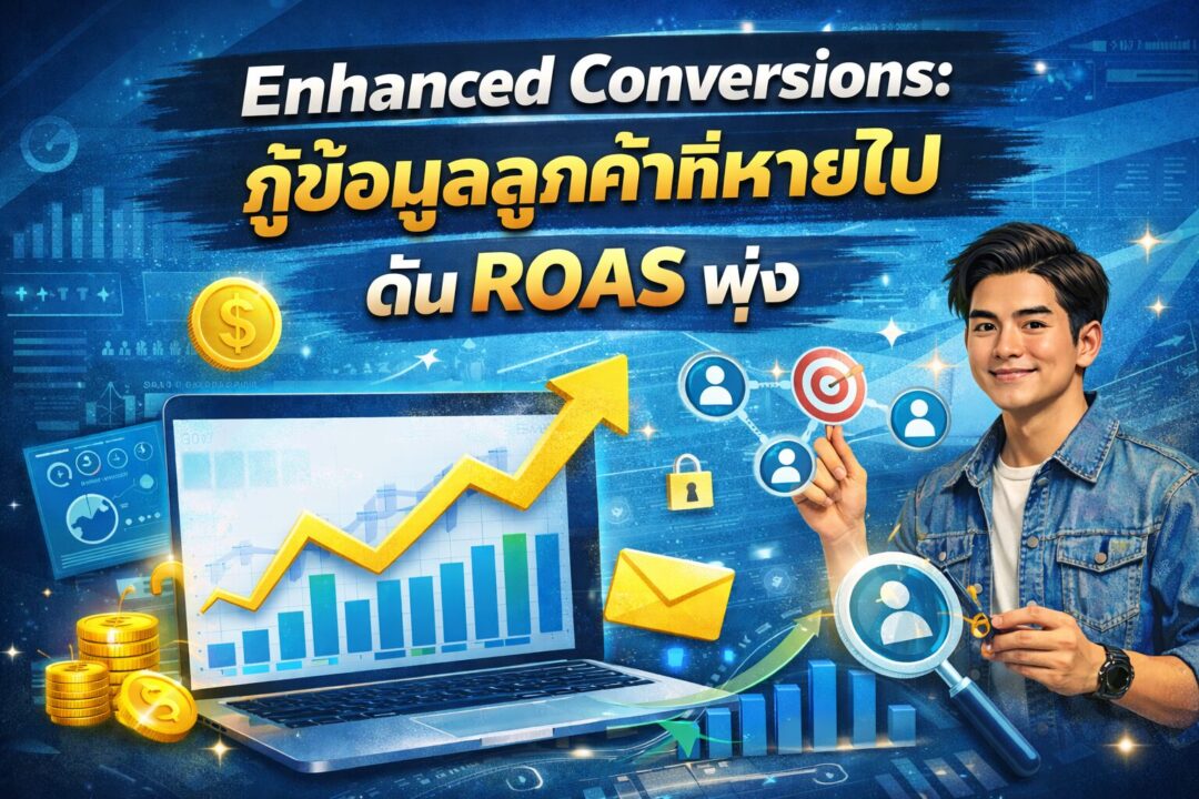 Enhanced Conversions, Google Ads Tracking, Conversion Tracking, ยิงแอด Google, วัดผลโฆษณา
