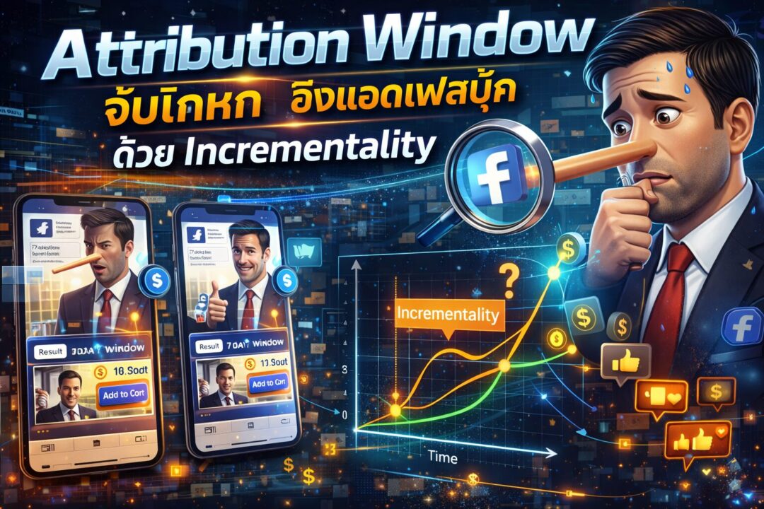 Attribution Window | จับโกหก ยิงแอดเฟสบุ๊ค ด้วย Incrementality