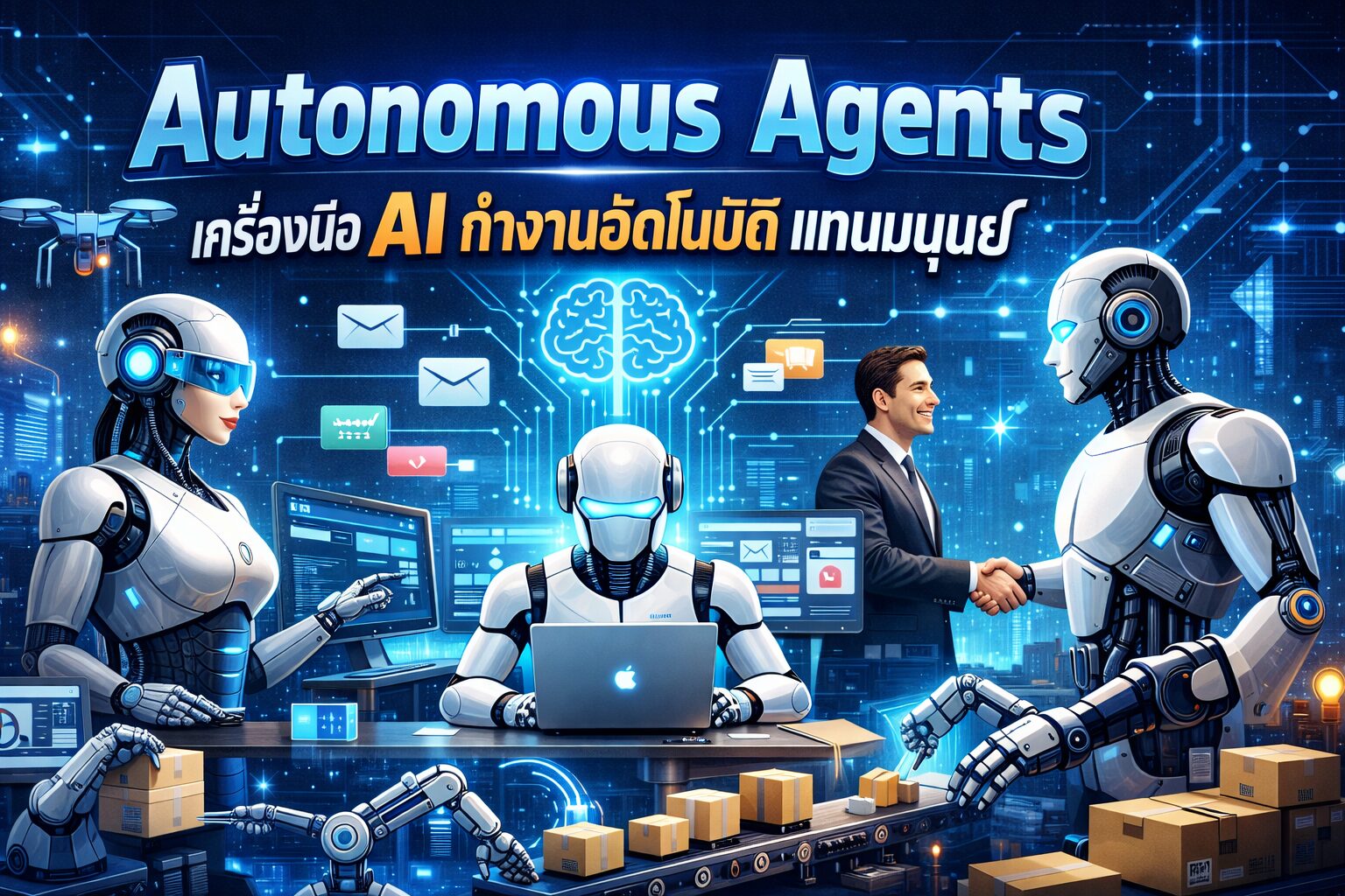 Autonomous Agents, เครื่องมือ AI, การตลาดออนไลน์, ทำงานอัตโนมัติ, ยิงแอด