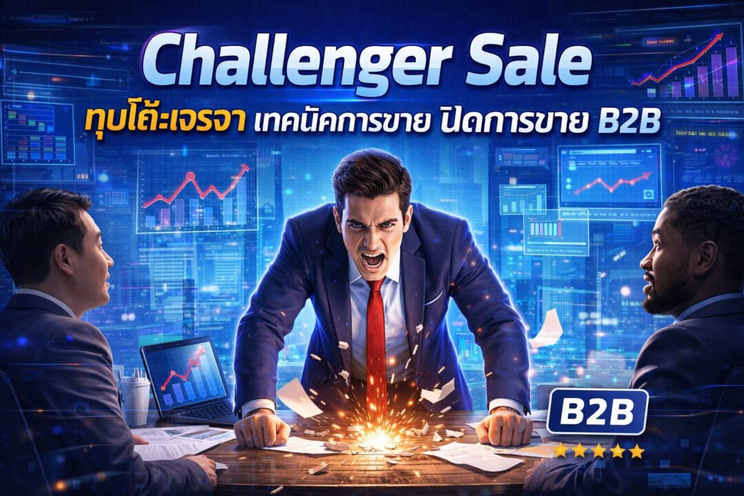 Challenger Sale, เทคนิคการขาย, ปิดการขาย, จิตวิทยา, ยอดขาย