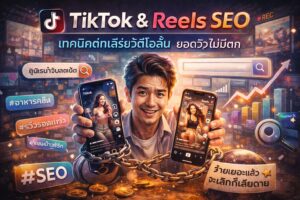 TikTok SEO, Reels SEO, การตลาดวิดีโอสั้น, ค้นหาวิดีโอ, ยอดวิวไม่ตก