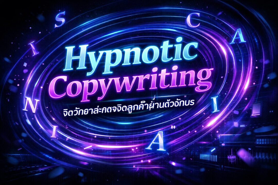 Hypnotic Copywriting, NLP, เขียนแคปชั่น, จิตวิทยาการขาย, สะกดจิตลูกค้า
