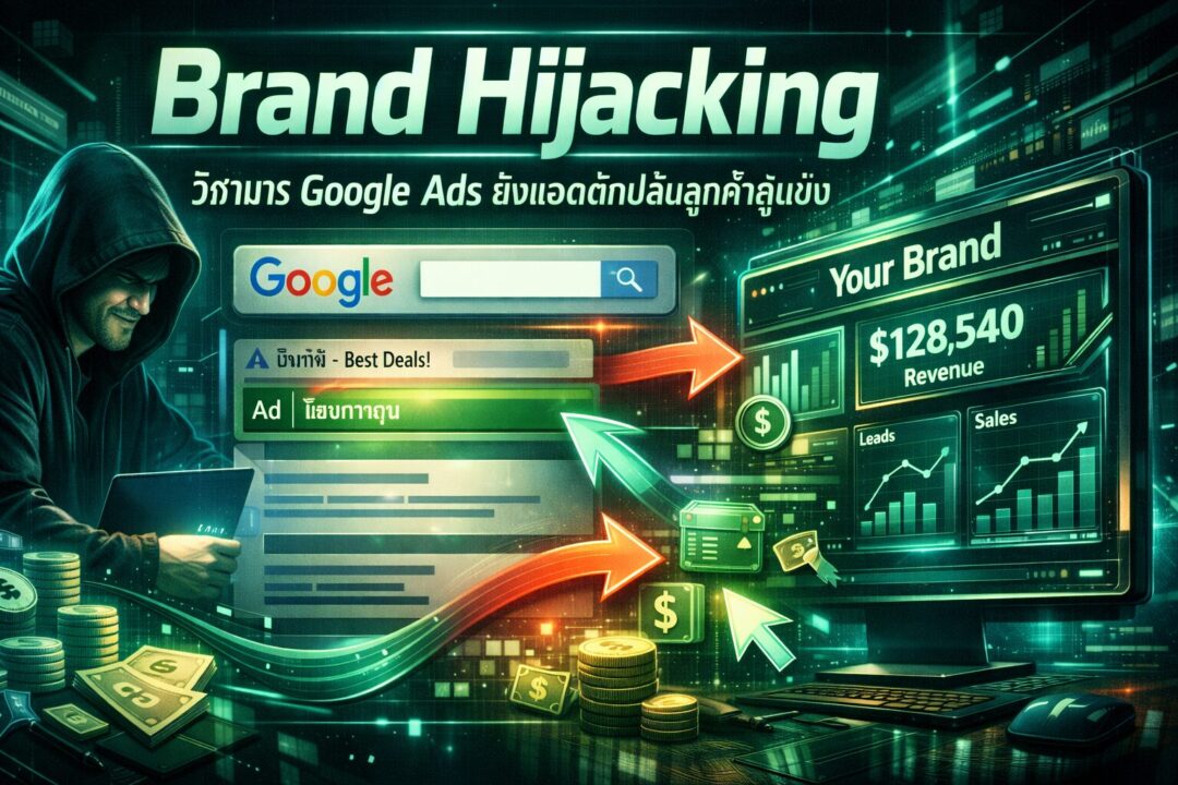 Brand Hijacking, Google Ads, ยิงแอด Google, คีย์เวิร์ดคู่แข่ง, กลยุทธ์การตลาด