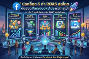 ยิงแอด Facebook, ค่าโฆษณา Facebook, วัดผลโฆษณา, สอนยิงแอด, การตลาดออนไลน์