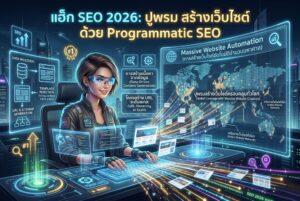 Programmatic SEO, ทำ SEO 2026, สร้างเว็บไซต์, บทความ AI, คีย์เวิร์ด
