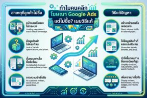 โฆษณา Google Ads, ยิงแอด Google, ทำไมคนคลิกแต่ไม่ซื้อ, การตลาดออนไลน์, เพิ่มยอดขาย