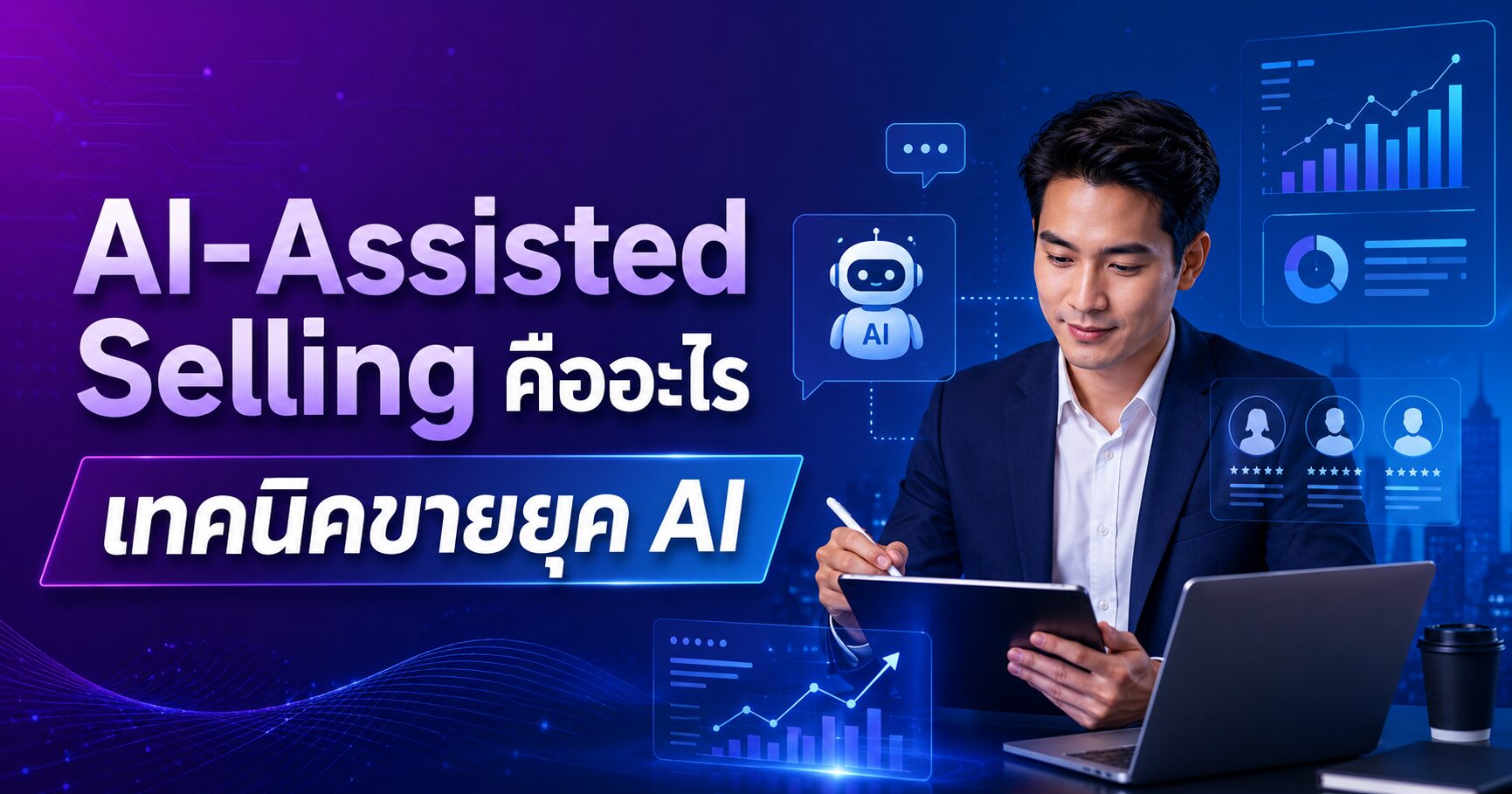 AI-Assisted Selling, เทคนิคการขาย, AI Sales, Sales 2026, Sales Enablement