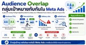 Audience Overlap, Meta Ads, Facebook Ads, Auction Overlap, กลุ่มเป้าหมายทับกัน