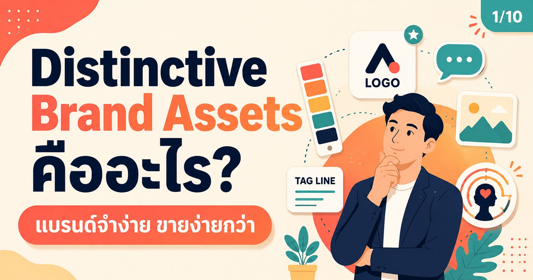 Distinctive Brand Assets, Distinctive Brand Assets คืออะไร, Brand Assets, Brand Recognition, Branding Strategy