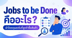 Jobs to be Done, Jobs to be Done คืออะไร, ลูกค้าซื้อเพราะอะไร, Customer Jobs, Marketing Strategy