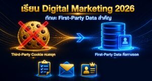เรียน Digital Marketing 2026: ทักษะ First-Party Data สำคัญ