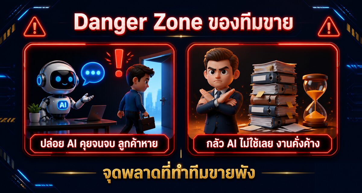 AI Teammate การขาย ทำงานเบื้องหลังทีมขายร่วมกับคน