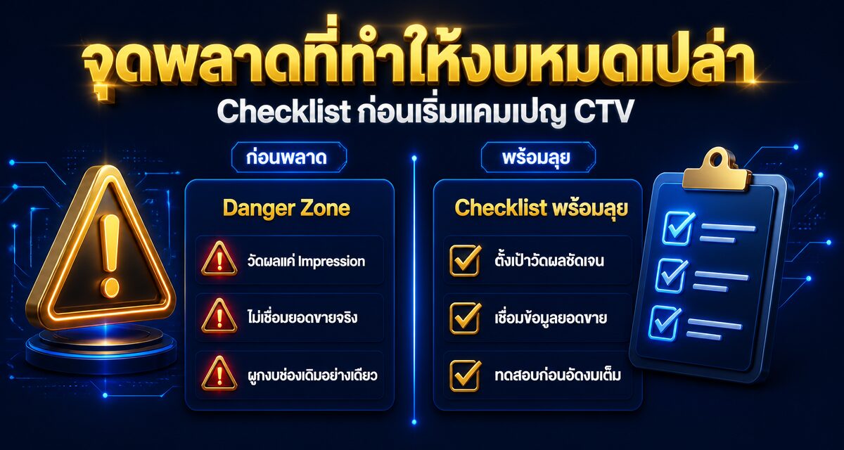 Connected TV Ads คือ โฆษณาทีวีสตรีมมิ่งสำหรับธุรกิจปี 2026