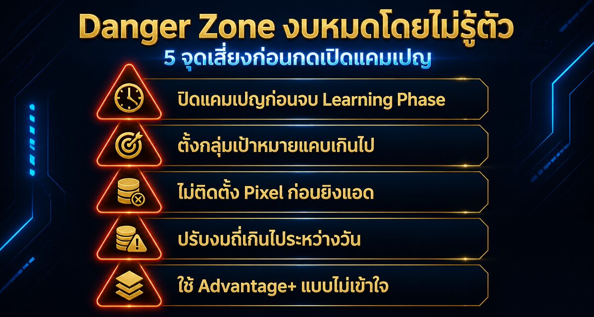 facebook ads 2026 self learning guide 2 สอนยิงแอด Facebook 2026 ด้วยตัวเองแบบ step-by-step