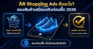 AR Shopping Ads คืออะไร? ลองสินค้าเสมือนจริงก่อนซื้อ 2026