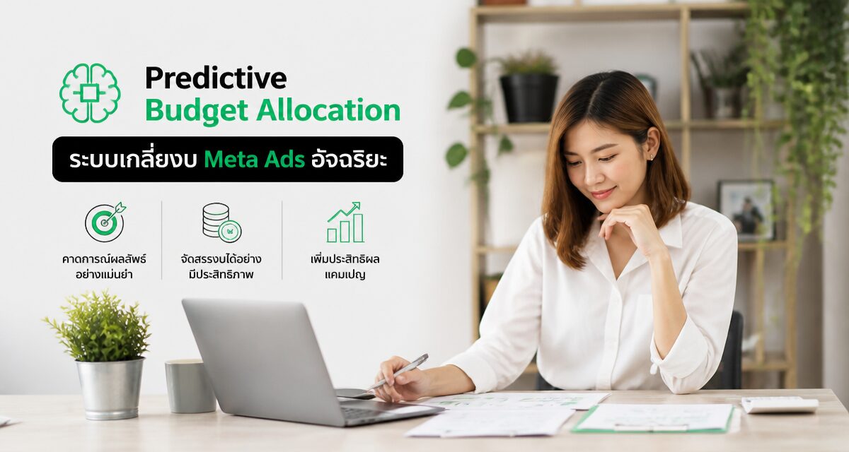 Predictive Budget Allocation ระบบเกลี่ยงบ Meta Ads อัจฉริยะ