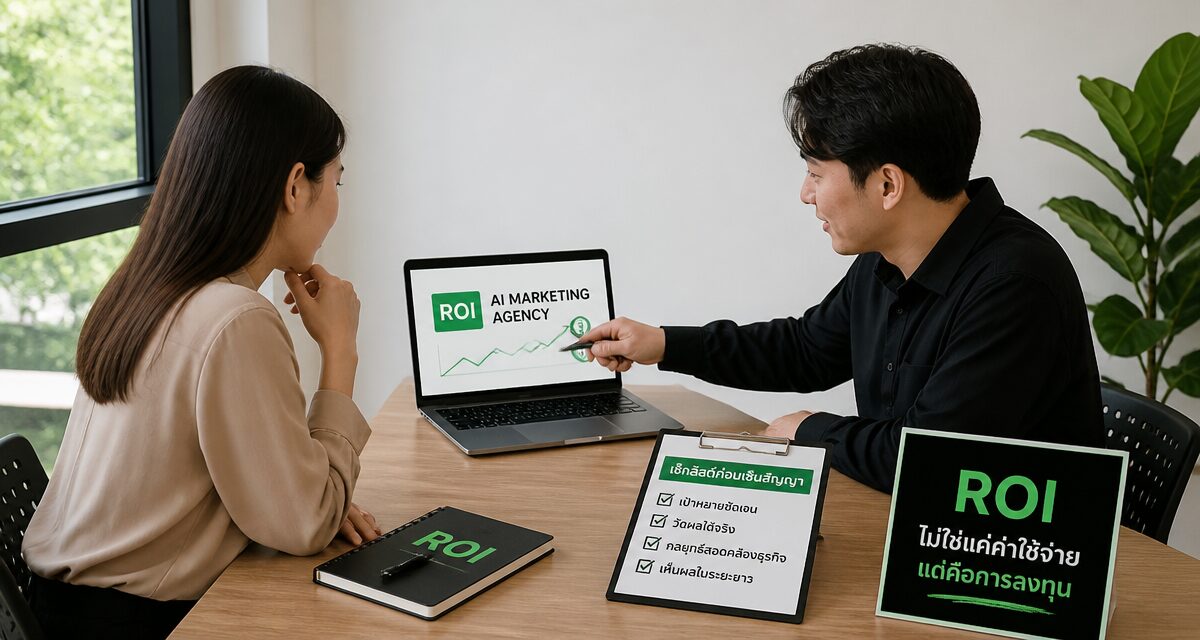 ai marketing agency roi checklist 2026 2 เอเจนซี่ AI Marketing วัด ROI เช็กลิสต์ก่อนจ้างปี 2026